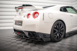 Maxton Design Achtersplitter + flappen voor Nissan GTR R35 Facelift