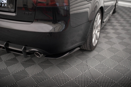 Maxton Design ACHTERZIJSPLITTERS AUDI A4 B7 Gloss Black