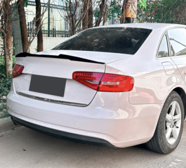 AutoStyle Achterspoiler passend voor Audi A4 (B8) Sedan 2008-2015 (ABS Glanzend zwart)