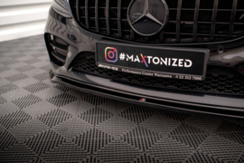 Maxton Design Frontsplitter V.1 Mercedes-Benz C AMG Line Sedan / Coupé / Stationwagen W205 / C205 / S205 Facelift
