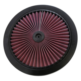 K&N X-Stream luchtfilterkap - 356mm - Zwart (66-1401)