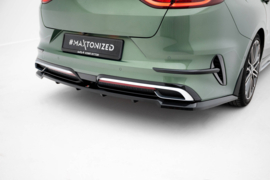 Maxton Design Achtersplitter (met verticale spijlen) Kia Proceed GT-Line Mk1 Facelift