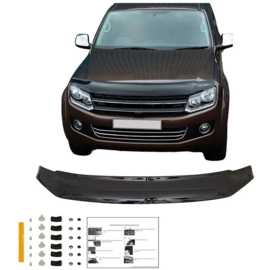 Oneway Motorkapbeschermer (steenslagcover) passend voor Volkswagen Amarok MK1 2010-2022 - Glanzend zwart