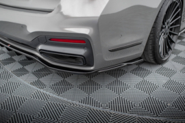 Maxton Design Achtersplitter (met verticale stangen) V.2 BMW 7 G11 M-Pack Facelift