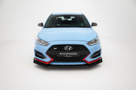 Maxton Design Street Pro Frontsplitter + Flaps Hyundai Veloster N Mk2