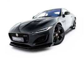 Maxton Design Street Pro Front Splitter + Flaps Jaguar F-Type X152 Facelift 2