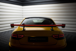 Maxton Design Carbon Spoiler Met Bovenste Zwaan Montage + LED Audi A5 Coupé 8T