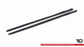 Maxton Design SIDESKIRTS DIFFUSERS AUDI A3 SPORTBACK 8V FACELIFT Gloss Black