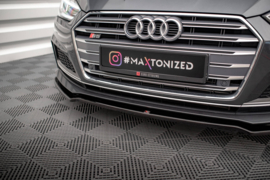 Maxton Design VOORSPLITTER V.1 AUDI S5 / A5 S-LINE F5 COUPÉ / SPORTBACK Gloss Black