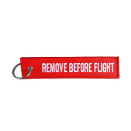 Simoni Racing Sleutelhanger - Remove Before Flight - Rood