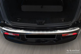 RVS Achterbumperprotector passend voor BMW i3 (i01) Facelift 2017- 'Ribs'