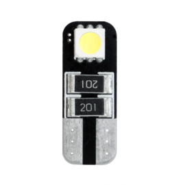 Simoni Racing T10 2-LED 3W Canbus Lampen - Superwhite - Set à 2 stuks