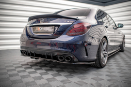 Maxton Design Achtersplitter (met verticale spijlen) Mercedes-AMG C 43 Sedan / Estate W205 / S205 Facelift