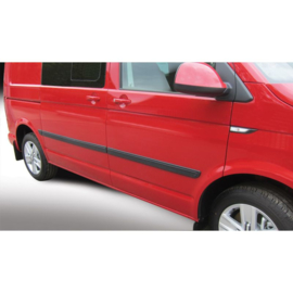 RGM Set Zijlijsten passend voor Volkswagen Transporter T5 2003-2015 Korte wielbasis Zwart