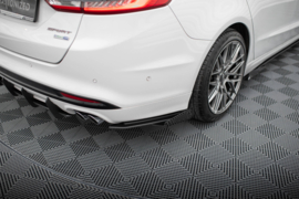 Maxton Design Street Pro Achterzijde Splitters + Flaps Ford Mondeo Sport Mk5 Facelift / Fusion Sport Mk2 Facelift