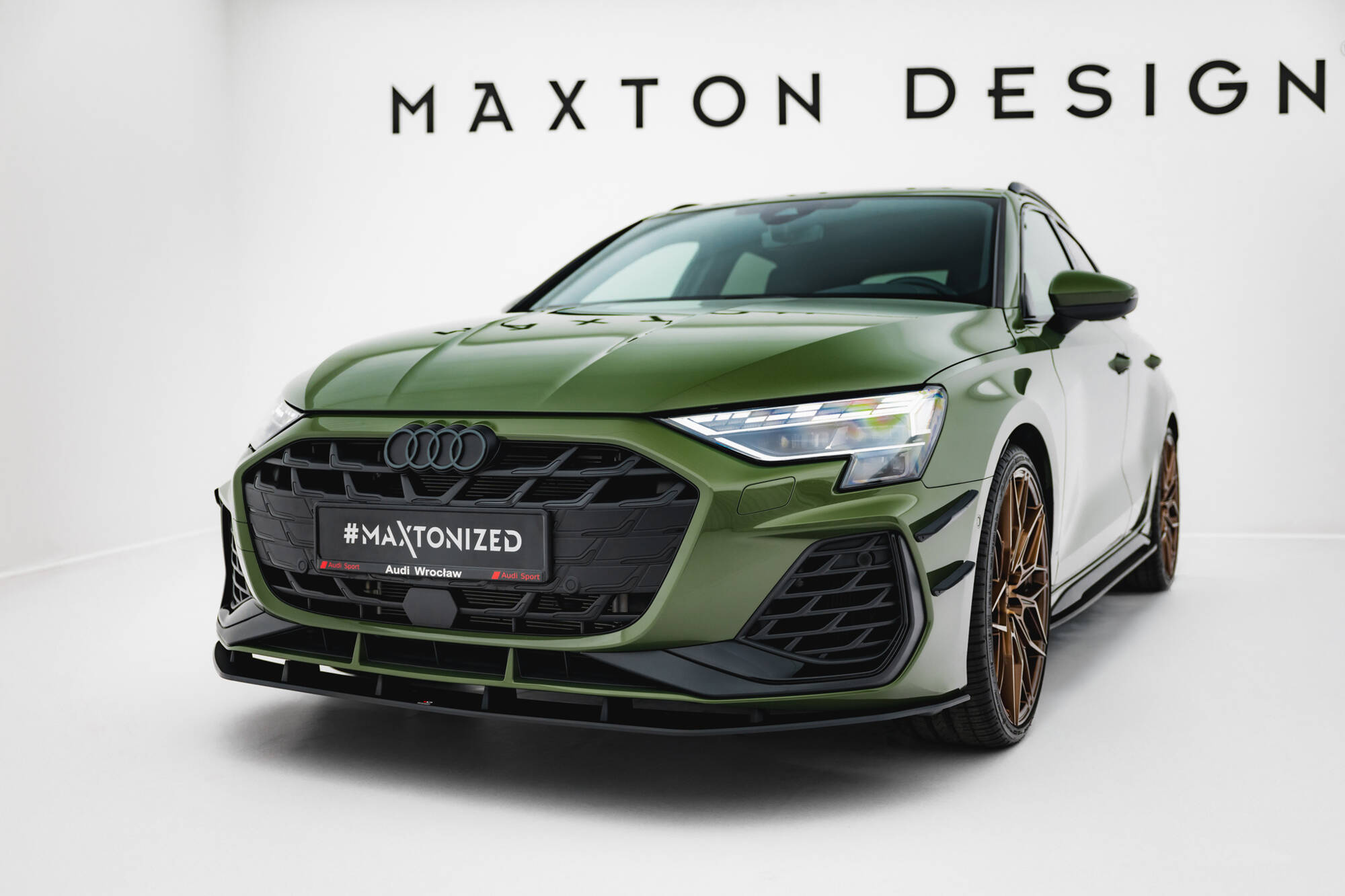 Maxton Design Street Pro Frontsplitter Audi S3 Sportback / A3 S-line Sportback 8Y Facelift