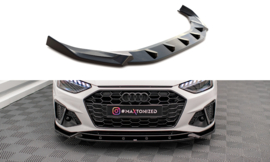 Maxton Design VOORSPLITTER V.1 AUDI A4 S-LINE / S4 B9 FACELIFT Gloss Black