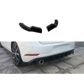 Motordrome Achterbumperskirts Hoeken passend voor Volkswagen Golf 7.5 GTI 2017-2020 (ABS)