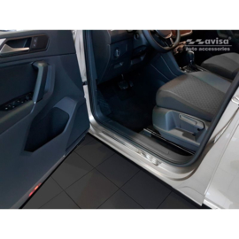 Zilver RVS Instaplijsten passend voor Volkswagen Tiguan II 2016-2020 & FL 2020- - 'Special Edition' - 4-delig