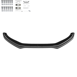 Oneway Voorspoilerlip passend voor Audi A4 S-Line/S4 B8 Facelift 2012-2015 - Glanzend zwart