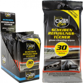 Elina Clean Car Glass Poetsdoekjes 50g 30st 18x16cm