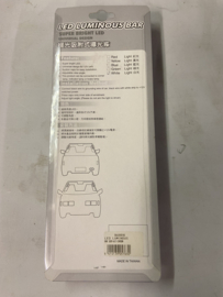 Led Luminous Bar Wit/Chroom