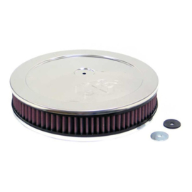 K&N luchtfilter rond - 67mm aansluiting, 279mm diameter, 79mm hoogte (60-1130)