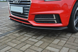 Maxton Design VOORSPLITTER V.2 AUDI S4 / A4 S-LINE B9 Gloss Black