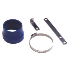 Luchtfilter Accessoireset - Aansluitrubber 68>76mm/Slangenklem/Metalen strip