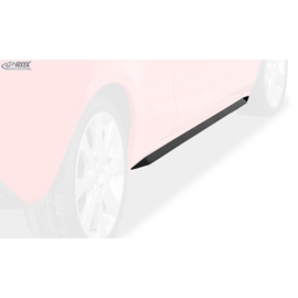 Sideskirts 'Slim' passend voor Mazda 2 (DE) 2007-2014 (ABS zwart glanzend)