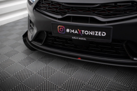 Maxton Design Street Pro Front Splitter + Flaps Kia Proceed GT Mk3 Facelift / Ceed GT / GT - Line Mk1 Facelift