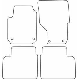 Automatten passend voor Volkswagen Amarok 2011-2022