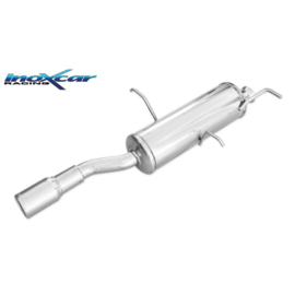 100% RVS Sportuitlaat passend voor Peugeot 306 2.0 16v Cabrio 133pk 1997- 1x80mm