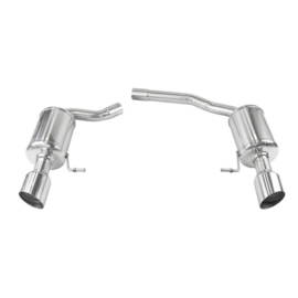 100% RVS Dubbele Sportuitlaat passend voor Audi A5 2.7TDi (190pk) Quattro 2007-2011 Links/Rechts 102mm Racing