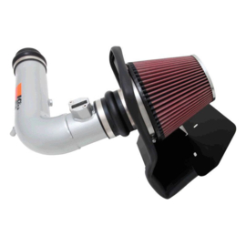 K&N High Performance Air Intake Kit passend voor Ford Explorer 3.5L V6 excl. Turbo 2011-2019 - Zilver (77-2575)