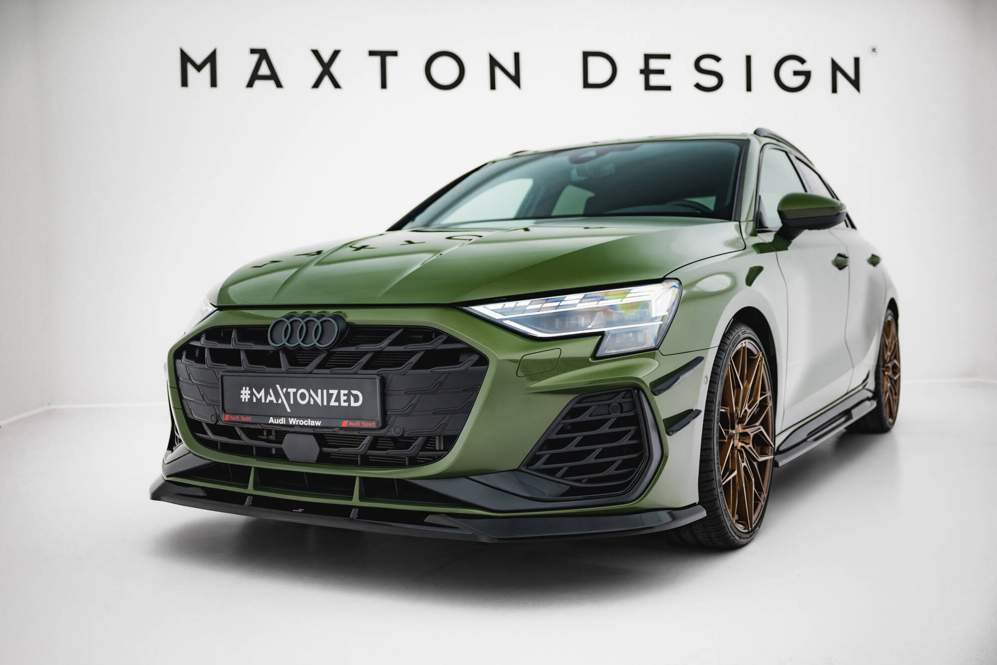 Maxton Design Frontsplitter V.1 Audi S3 Sportback / A3 S-line Sportback 8Y Facelift