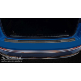 Zwart RVS Achterbumperprotector passend voor Audi E-Tron incl. Sportback 2018-