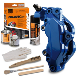 Foliatec Remklauwlakset - RS blauw - 3 Componenten