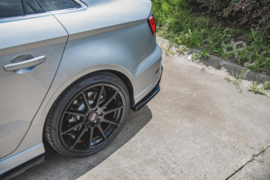 Maxton Design ACHTERZIJSPLITTERS V.2 AUDI S3 SEDAN 8V FACELIFT