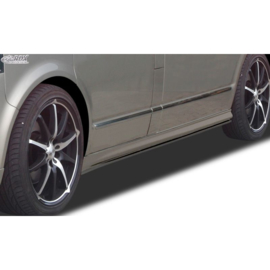 Sideskirts passend voor Volkswagen Transporter T5 2003-2015 (korte wielbasis) 'Edition' (ABS)