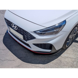 Voorspoiler passend voor Hyundai i30 III N/N-Line Hatchback/Fastback Facelift 2020- (ABS Glanzend zwart)