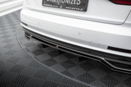 Maxton Design Achtersplitter (met verticale spijlen) Audi A8 S-Line D5