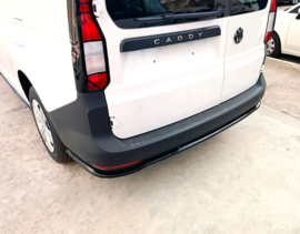 Achterbumperskirt (Diffuser) passend voor Volkswagen Caddy Maxi V Box/MPV 2020- (ABS Glanzend zwart)