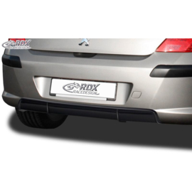 Achterskirt 'Diffusor' passend voor Peugeot 308 HB 2007-2013 (ABS zwart glanzend)