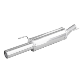 100% RVS Sportuitlaat passend voor Volkswagen Golf III 2.0 16v GTi (150pk) 80mm