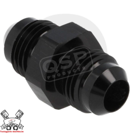 Aluminium adapter male/male D10 - Zwart