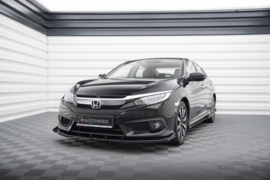 Maxton Design Street Pro Frontsplitter + kleppen Honda Civic Mk10
