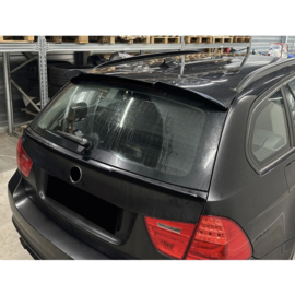 AutoStyle Dakspoiler (Spoiler Cap) passend voor BMW 3-Serie E91 Touring 2005-2012 (ABS Glanzend zwart)