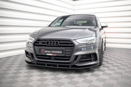 Maxton Design STREET PRO VOORSPLITTER AUDI S3 / A3 S-LINE SPORTBACK 8V FACELIFT