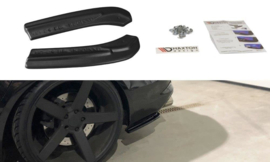 Maxton Design ACHTERZIJSPLITTERS AUDI S4 B8 FL Gloss Black